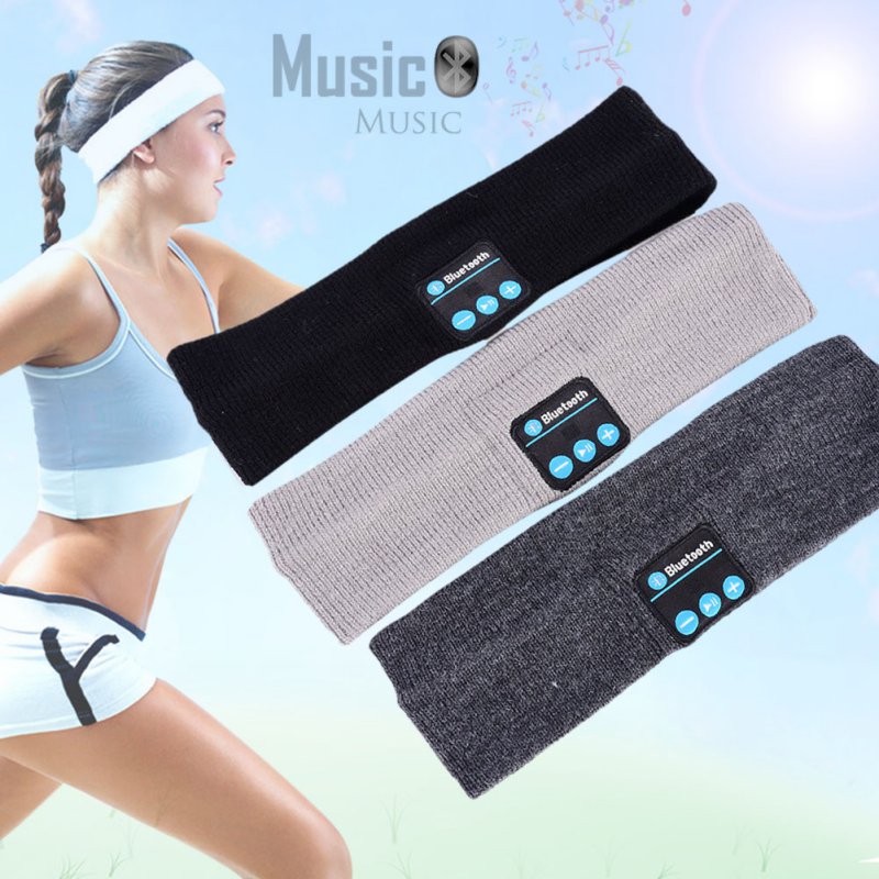 EDAL Bluetooth Music Headband Knit Sleep Headwear Headphone Speaker Headset